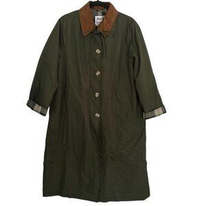 Barbour by Alexa Chung Green Jackie Coat Size NWT US 6